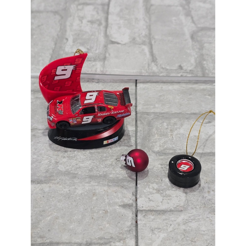 Kasey Kahne Collectible Christmas‎ Ornaments Set Dodge 9 Car Nascar Action 2005